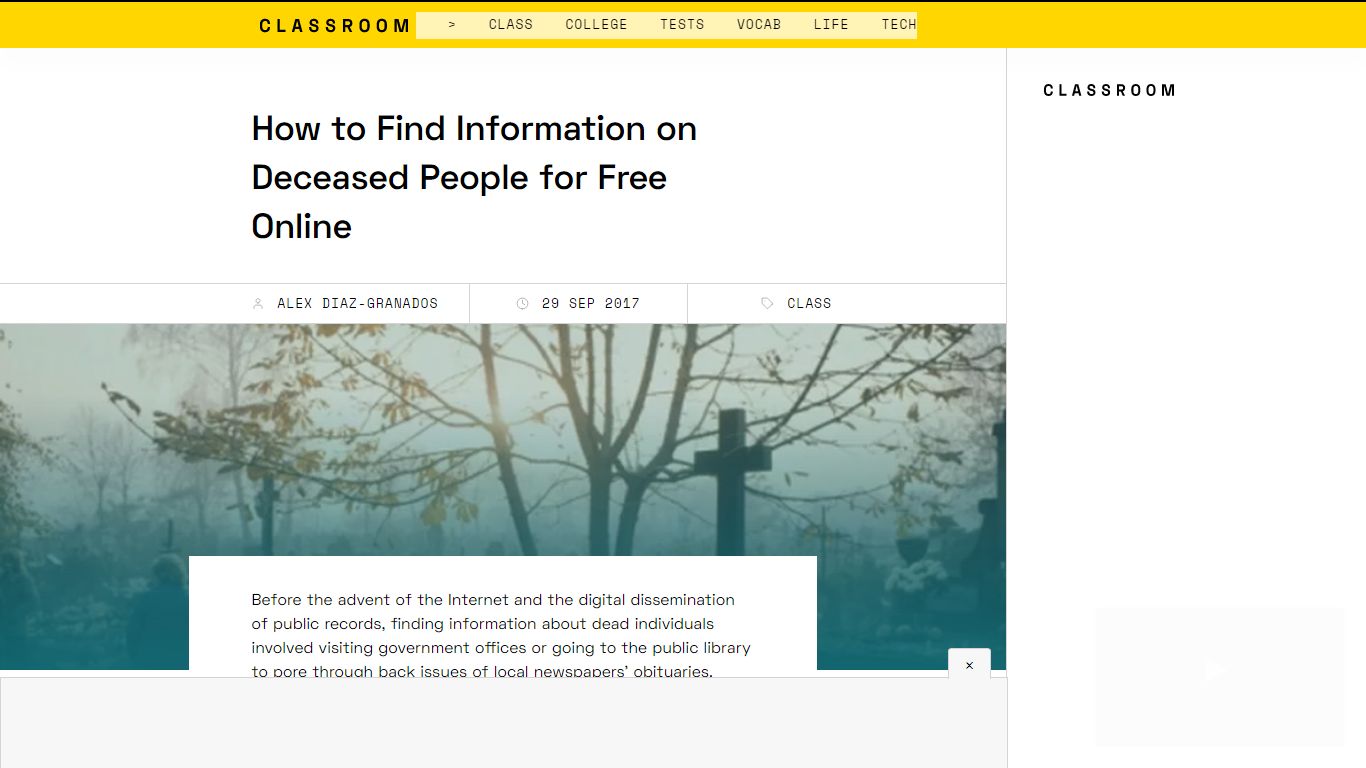 How to Find Information on Deceased People for Free Online